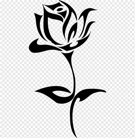 Mudah Lukisan Bunga Ros Hitam Putih 50 Gambar Bunga Mawar Hitam Putih
