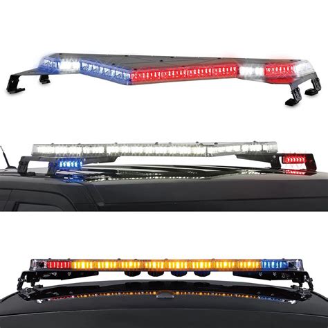 Federal Signal Valor Led Light Bar Dual Color With Full Flood And