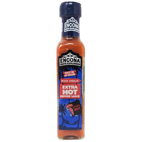 Encona Extra Hot Pepper Sauce 142ml Blightys British Store