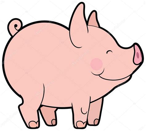 Cute Cartoon Vector Little Pig Premium Vector In Adobe Illustrator Ai