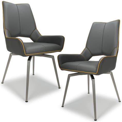 Leather Grey Dining Chairs Ubicaciondepersonascdmxgobmx