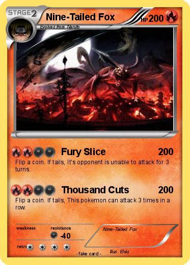 Pokémon Nine Tailed Fox 87 87 Fury Slice My Pokemon Card