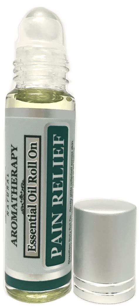 Essential Oil Roll On Aromatherapy Pain Relief - Made with 100% Pure ...