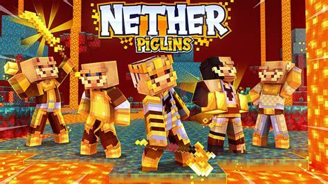 Nether Piglins By Norvale Minecraft Skin Pack Minecraft Marketplace