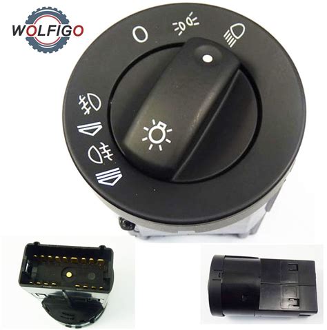 Wolfigo New Headlight Control Head Light Switch Fit For Audi A