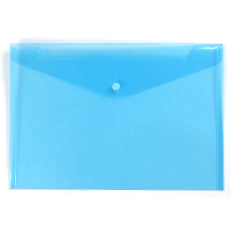 Sky Blue Plastic Button File Folder Paper Size A4 Rs 46 Piece Id