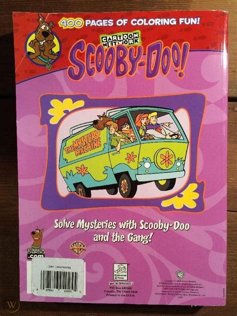 Scooby Doo 400 Page Coloring And Activity Book Cartoon Network 1833786903