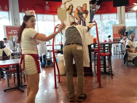 He Didnt Finish So Being Spanked Picture Of Heart Attack Grill Las