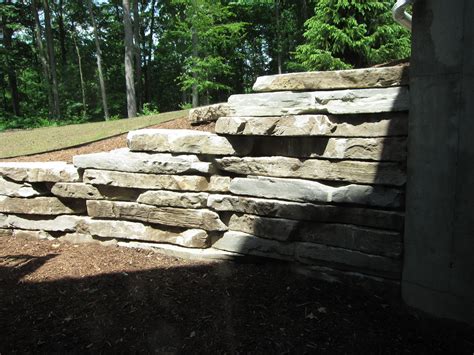 Walkout Basement Retaining Wall Ideas Home Design Ideas