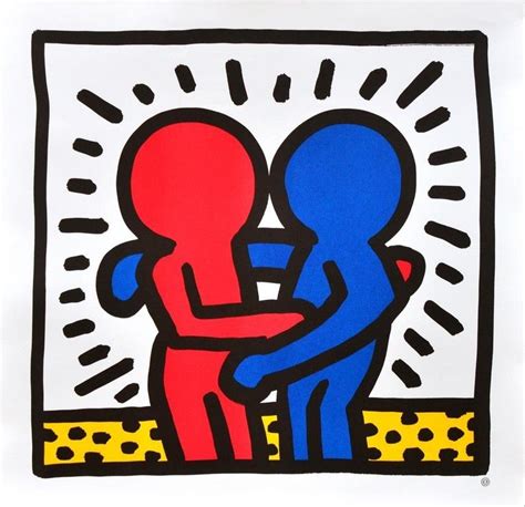 Keith Haring Posters Keith Haring Art Haring Art Embrace Art