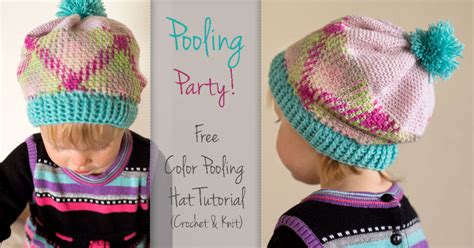 Pooling Party Slouch Hat Free Crochet And Knit Tutorial ⋆ Melodys Makings
