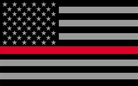 Wallpaper Thin Red Line Flag Focus Wiring