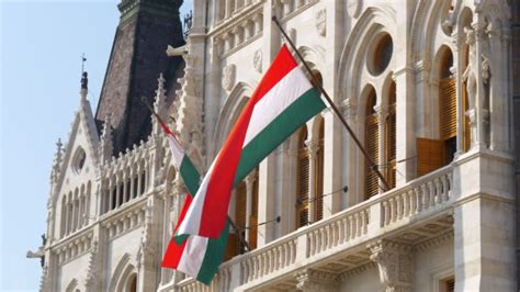 ハンガリー国旗点の映像素材／bロール Getty Images