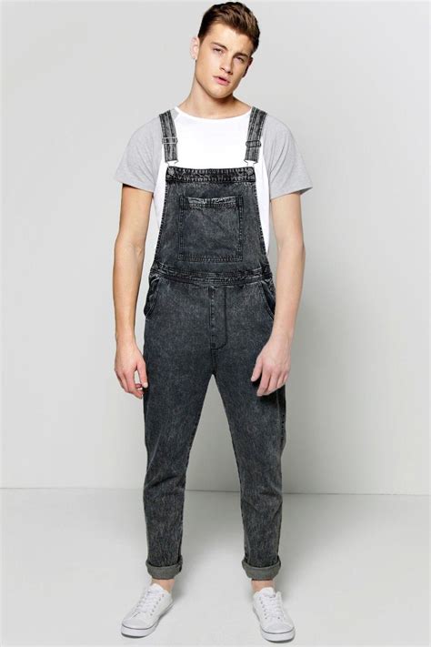 New Boohoo Overallsdungarees Men In Overalls Mens Dungarees Jeans
