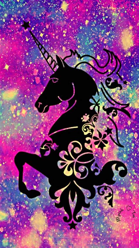 Floral Unicorn Galaxy Wallpaper Androidwallpaper Iphonewallpaper