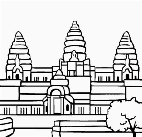 Mewarnai Candi Borobudur