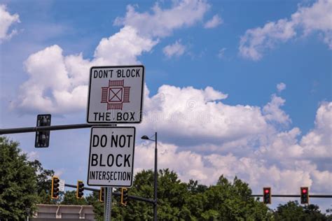 Do Not Block Intersection Stock Photos Free And Royalty Free Stock