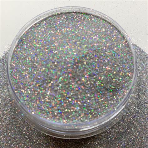 Holographic Silver Glitter Ultra Fine Silver Holographic Etsy