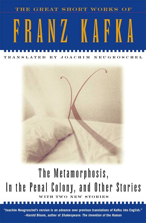 The Metamorphosis In The Penal Colony And Other Stories Book By