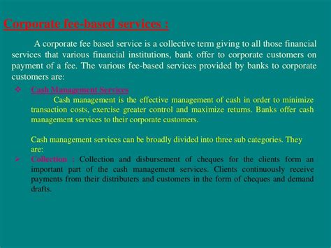 Banking Product And Services