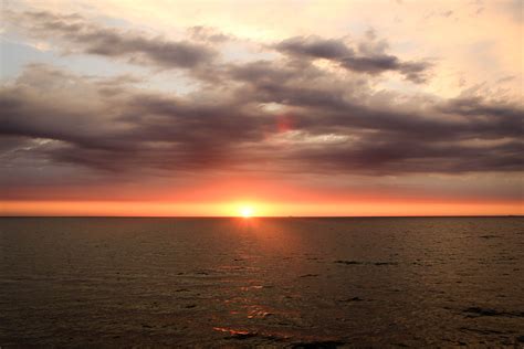 картинки пляж берег океан горизонт облако небо солнце Восход