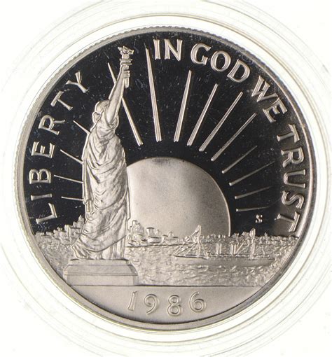 Proof 1986 Statue Of Liberty Centennial United States Mint Half