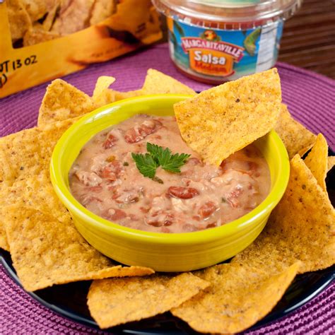 Spicy Queso And Bean Dip For Cinco De Mayo Spicy Queso Recipes Food
