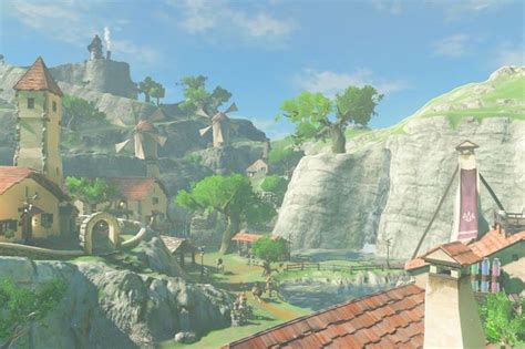 The Legend Of Zelda Breath Of The Wilds Map Is Based On Kyoto Legend