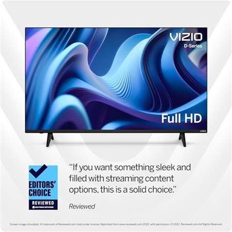 Vizio Inch D Series Full Hd P Smart Tv With Amd Freesync Apple