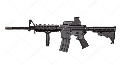 Us Army M4a1 Rifle With Holographic Sight — Stock Photo © Ultraone