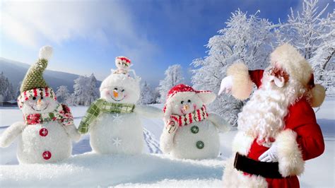 Real Snowman Christmas Background 1600x900 Download Hd Wallpaper