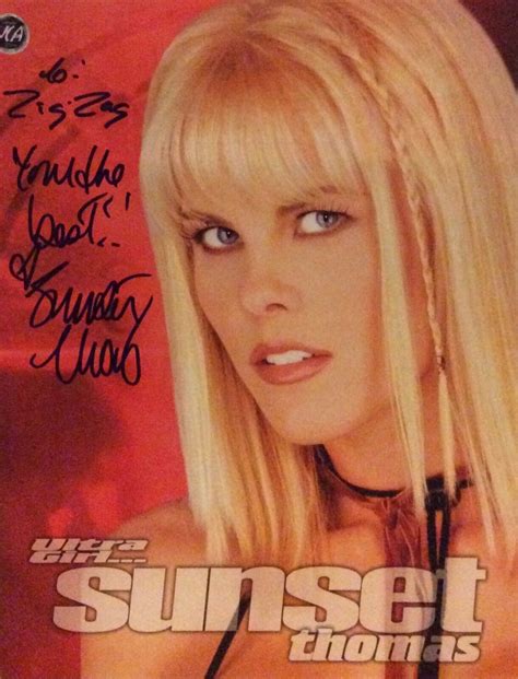 Sunset Thomas Signed Adult Film Star Porn 8x10 Slick Hot Sexy Avn Las Vegas Ebay