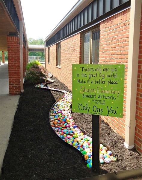 Every Student From This Elementary School Had To Paint One Rock In His