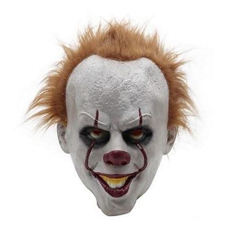 Buy Halloween Clown Mask Full Face Costume Horror For Masquerade