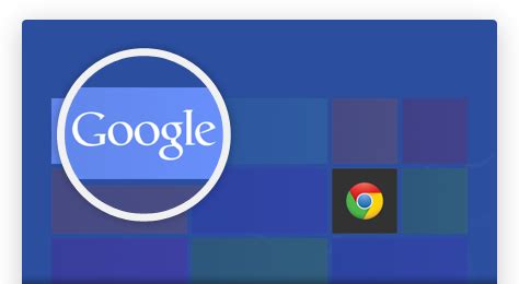 Put google chrome on your start screen. Google su Windows 8