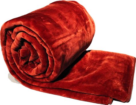 Solaron Solid Burgundy Twin Blanket Korean Authentic Heavyweight Blankets
