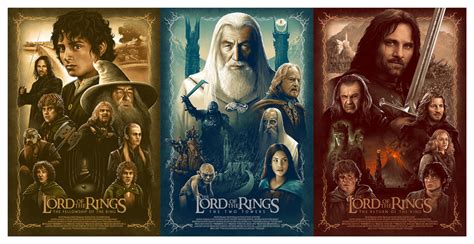 Payne and patrick mckay for the streaming service prime video. Lord Of The Rings: Trilogy Adam Rabalais Screen Print Set ...