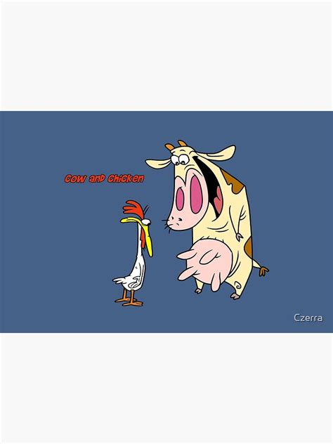 Cow And Chicken Bath Mat For Sale By Czerra Redbubble