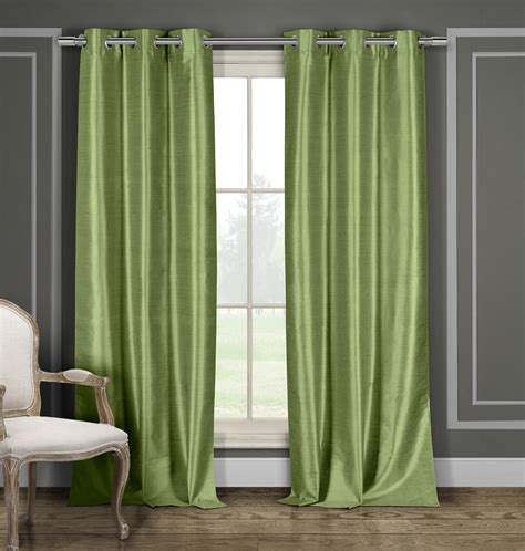 Daenerys Solid Thermal Insulated Blackout Curtain Set