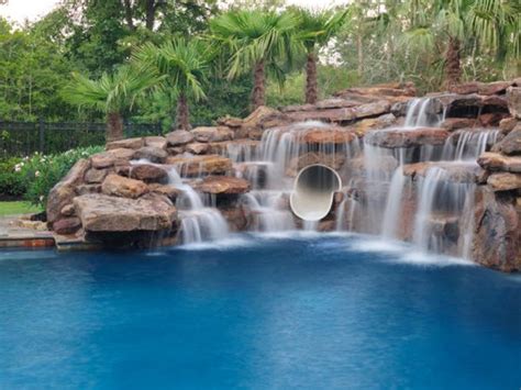 Beautiful Wall Tiles Cool Pools With Caves Cave Waterfall