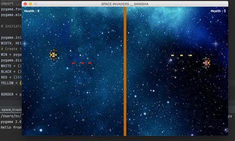 Create Space Invader 2d Game With 168 Lines Of Pygame Python 39 Code
