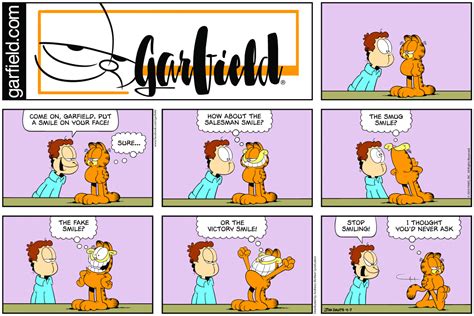 Garfield Daily Comic Strip On April 7th 2019 With Images