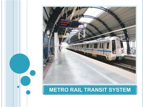 Mass Rapid Transit System Ppt