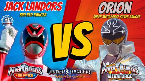 Jack Landors Vs Orion Power Rangers Legacy Wars Youtube