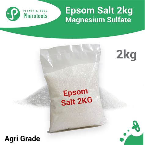 2kg Epsom Salt Organic Fertilizer Baja Organik Magnesium Sulfate