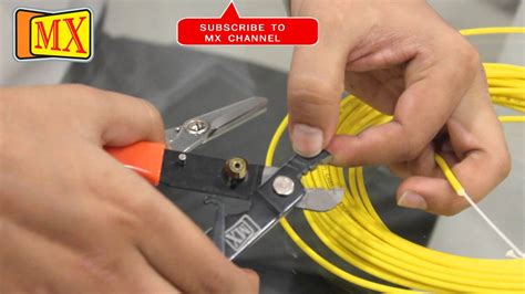 How To Use Fiber Optic Cable Cutter Stripper Before Using It On The