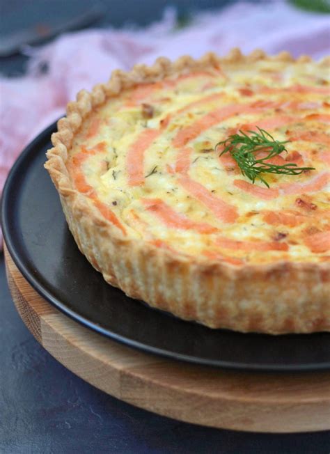 Smoked Salmon Quiche With Leeks A Baking Journey
