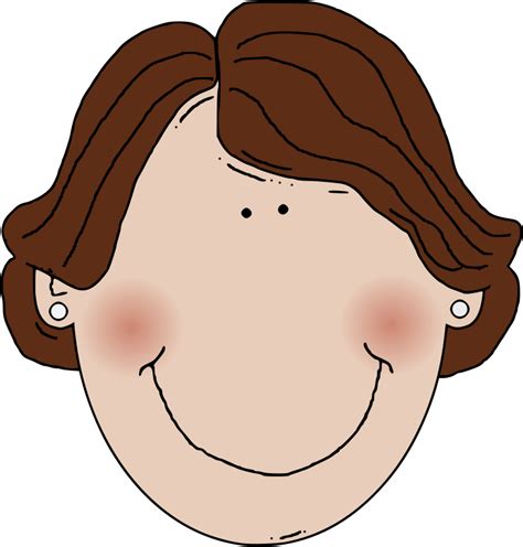 Free Clip Art Middle Aged Woman Brown Hair By Zeimusu