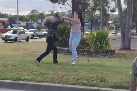 Two Women Have Bizarre Road Rage Brawl Where They Rip Each Other S Clothes Off In The Middle Of