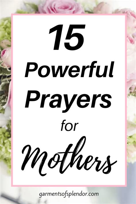 15 Powerful Prayers For Mothers With Free Printables